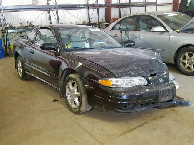 1G3NL12E01C171486 - 2001 OLDSMOBILE ALERO GL BLACK photo 1