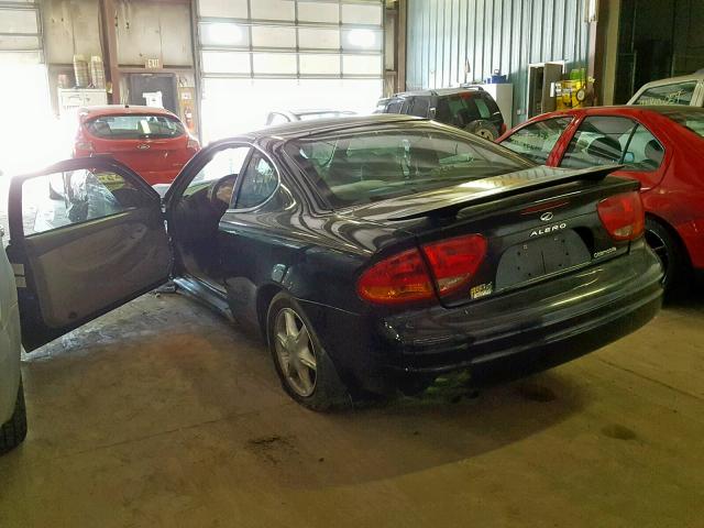 1G3NL12E01C171486 - 2001 OLDSMOBILE ALERO GL BLACK photo 3