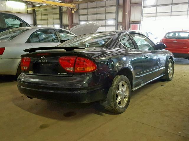 1G3NL12E01C171486 - 2001 OLDSMOBILE ALERO GL BLACK photo 4