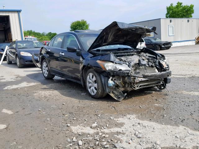 1HGCP36858A052299 - 2008 HONDA ACCORD EXL BLACK photo 1