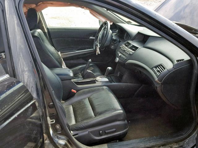 1HGCP36858A052299 - 2008 HONDA ACCORD EXL BLACK photo 5