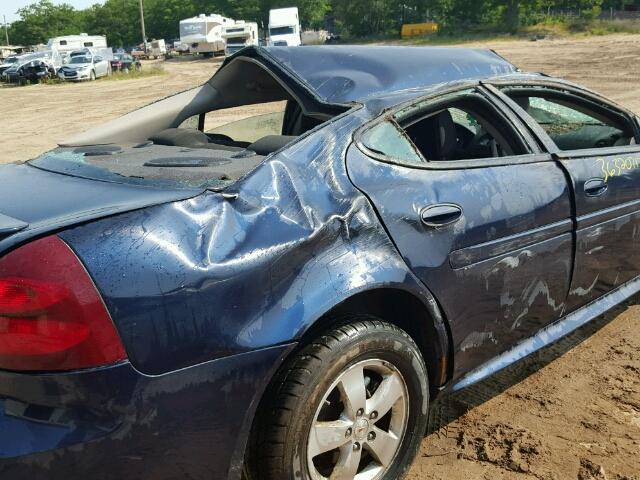 2G2WP552681104476 - 2008 PONTIAC GRAND PRIX Կապույտ լուսանկար 10