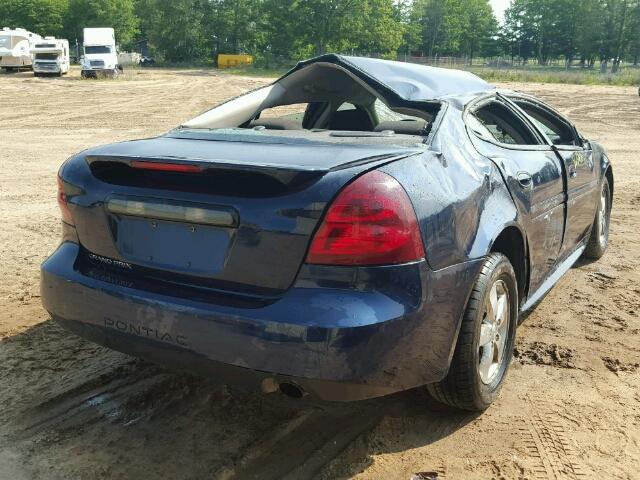 2G2WP552681104476 - 2008 PONTIAC GRAND PRIX Կապույտ լուսանկար 4