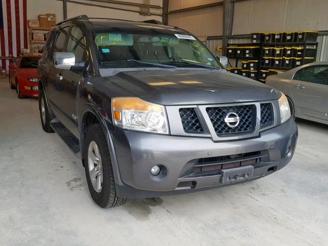 5N1BA08D18N622615 - 2008 NISSAN ARMADA SE GRAY photo 1