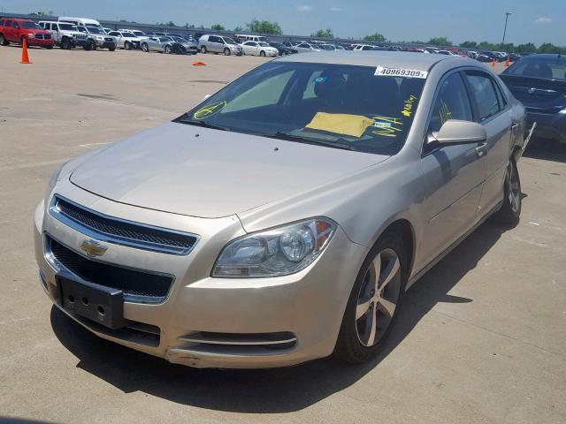 1G1ZC5EU1BF290118 - 2011 CHEVROLET MALIBU 1LT 金色 照片 2