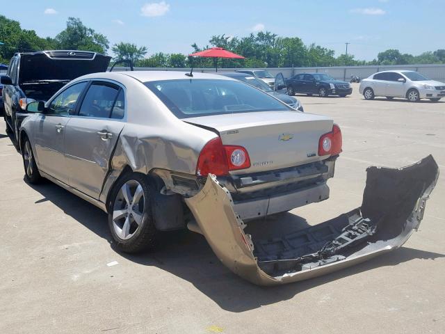 1G1ZC5EU1BF290118 - 2011 CHEVROLET MALIBU 1LT 金色 照片 3