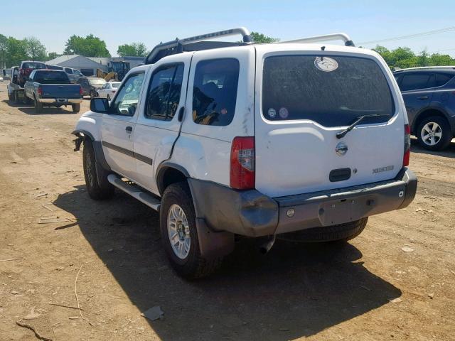 5N1ED28Y74C618268 - 2004 NISSAN XTERRA XE WHITE photo 3