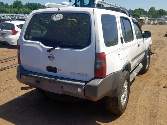 5N1ED28Y74C618268 - 2004 NISSAN XTERRA XE WHITE photo 4