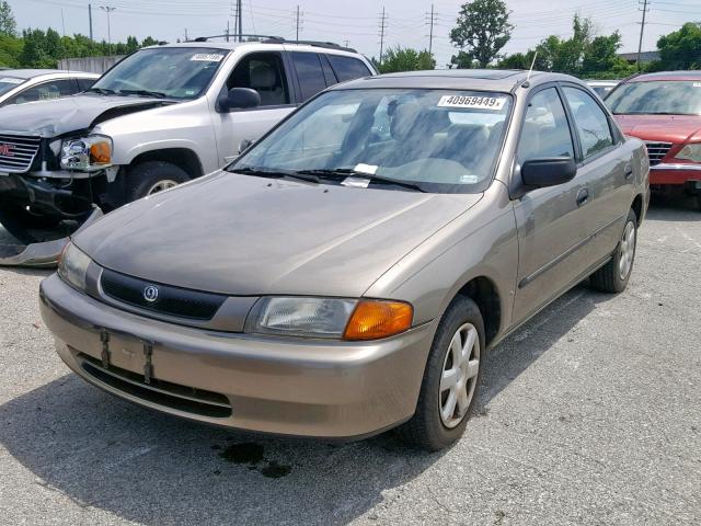 JM1BC141XV0154327 - 1997 MAZDA PROTEGE DX TAN photo 2