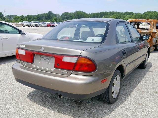 JM1BC141XV0154327 - 1997 MAZDA PROTEGE DX TAN photo 4