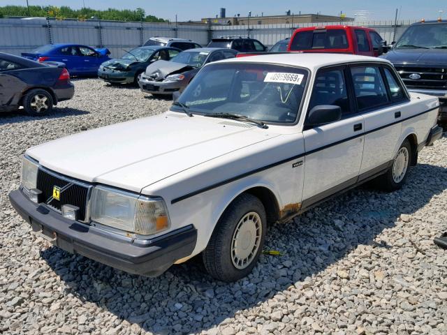 YV1AS8804N1460615 - 1992 VOLVO 240 BASE WHITE photo 2