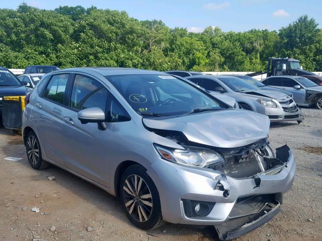 3HGGK5H88FM729645 - 2015 HONDA FIT EX SILVER photo 1