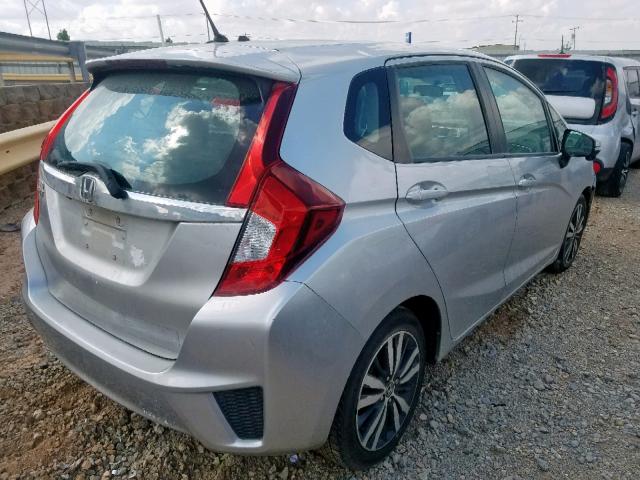 3HGGK5H88FM729645 - 2015 HONDA FIT EX SILVER photo 4