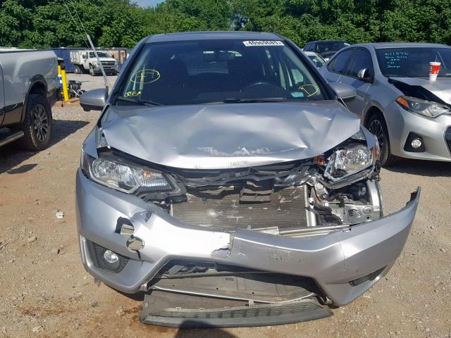 3HGGK5H88FM729645 - 2015 HONDA FIT EX SILVER photo 9