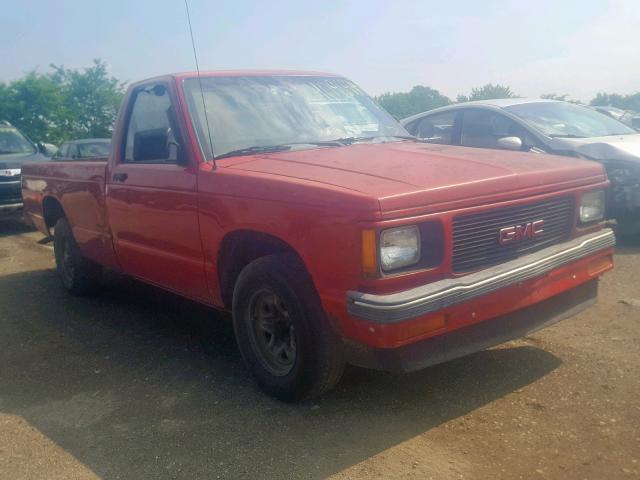 1GTCS14A0M0515716 - 1991 GMC SONOMA RED photo 1