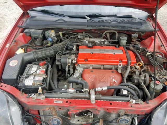 JHMBB61761C802147 - 2001 HONDA PRELUDE SE RED photo 7