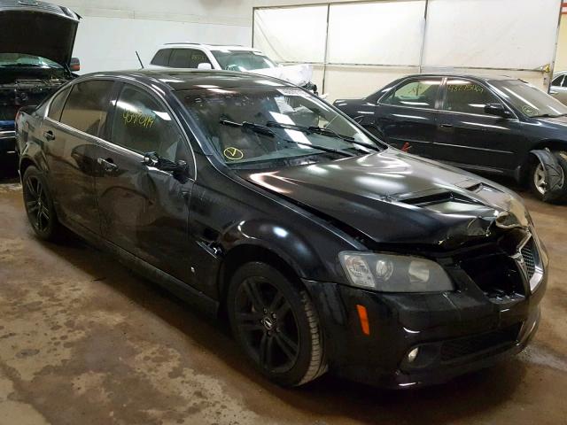 6G2ER57768L130250 - 2008 PONTIAC G8 BLACK photo 1