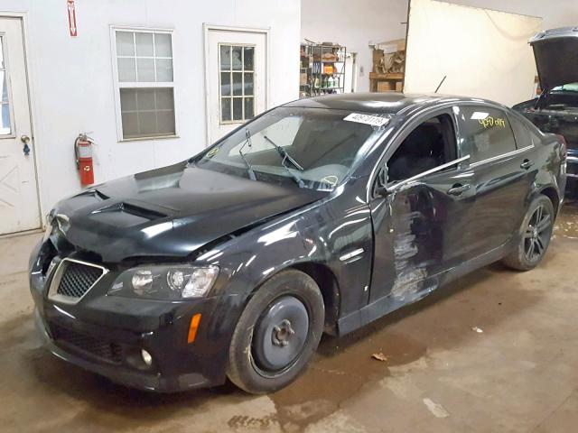 6G2ER57768L130250 - 2008 PONTIAC G8 BLACK photo 2