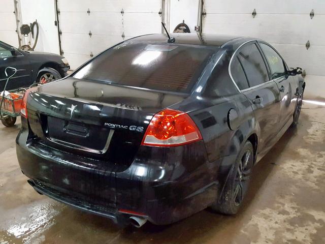 6G2ER57768L130250 - 2008 PONTIAC G8 BLACK photo 4