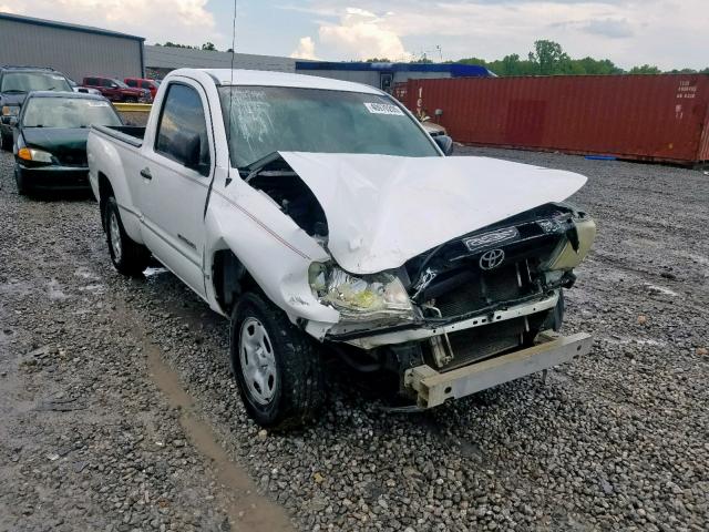 5TENX22N86Z240931 - 2006 TOYOTA TACOMA WHITE photo 1