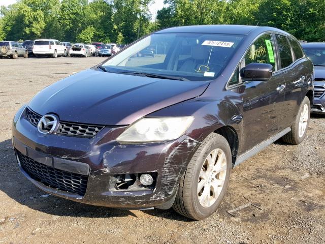 JM3ER29L480203626 - 2008 MAZDA CX-7 BLACK photo 2