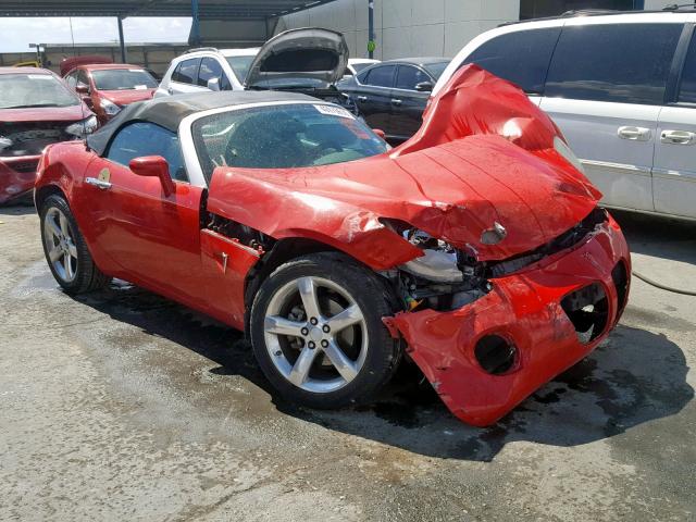 1G2MC35B68Y125848 - 2008 PONTIAC SOLSTICE RED photo 1