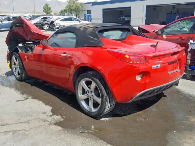 1G2MC35B68Y125848 - 2008 PONTIAC SOLSTICE RED photo 3