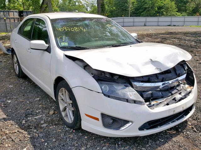 3FAHP0JA1AR222429 - 2010 FORD FUSION SEL WHITE photo 1