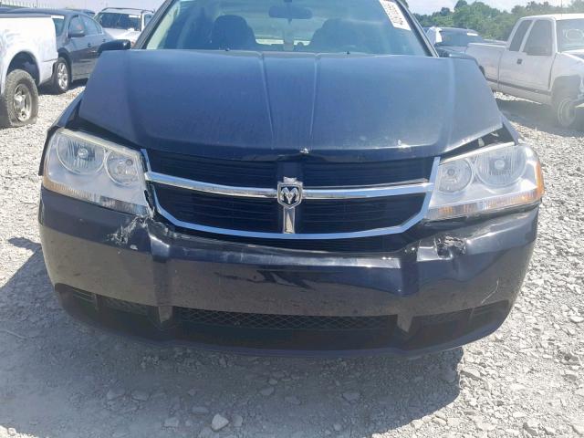 1B3CC1FB1AN229313 - 2010 DODGE AVENGER EX BLACK photo 9