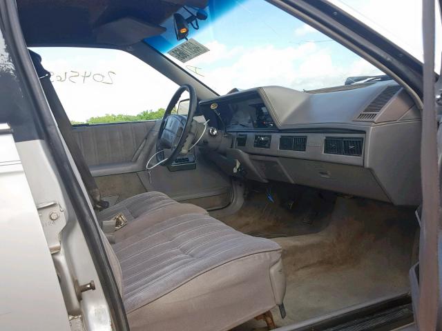 1G3AG55N9P6334617 - 1993 OLDSMOBILE CUTLASS CI 银色 照片 5