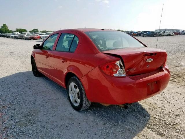 1G1AL55F477361506 - 2007 CHEVROLET COBALT LT RED photo 3