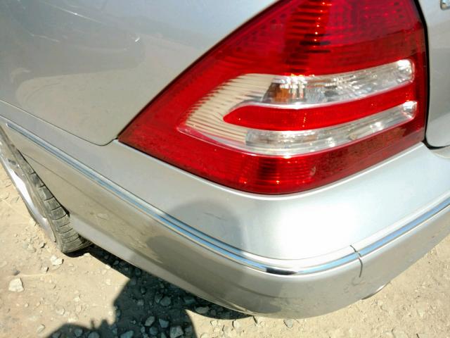 WDBRF40J65F636396 - 2005 MERCEDES-BENZ C 230K SPO SILVER photo 9