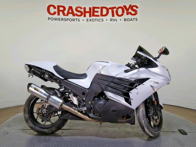 JKBZXNE14DA009887 - 2013 KAWASAKI ZX1400 E WHITE photo 1