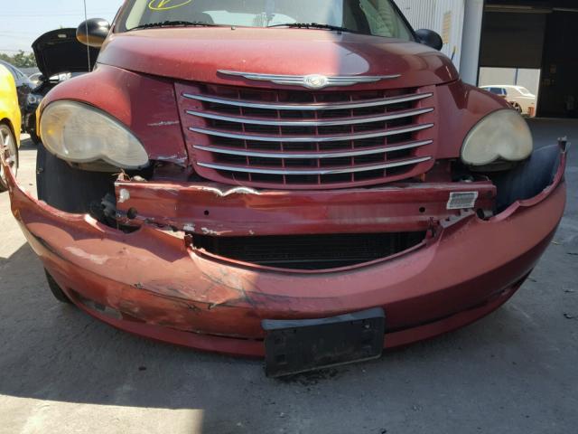 3A4FY48B96T263688 - 2006 CHRYSLER PT CRUISER RED photo 9