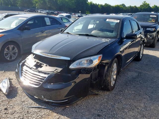 1C3CCBBB0CN236626 - 2012 CHRYSLER 200 TOURIN BLACK photo 2