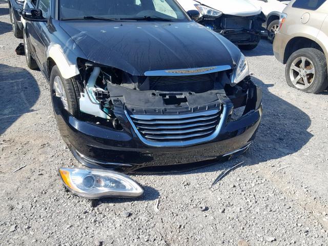 1C3CCBBB0CN236626 - 2012 CHRYSLER 200 TOURIN BLACK photo 9