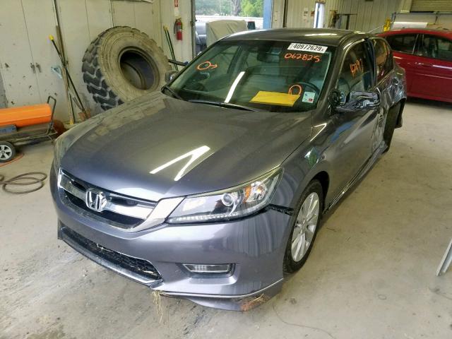 1HGCR2F88DA062825 - 2013 HONDA ACCORD EXL SILVER photo 2