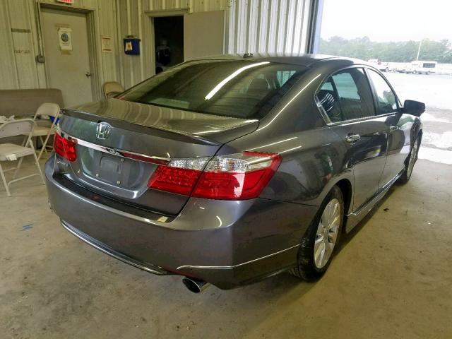 1HGCR2F88DA062825 - 2013 HONDA ACCORD EXL SILVER photo 4