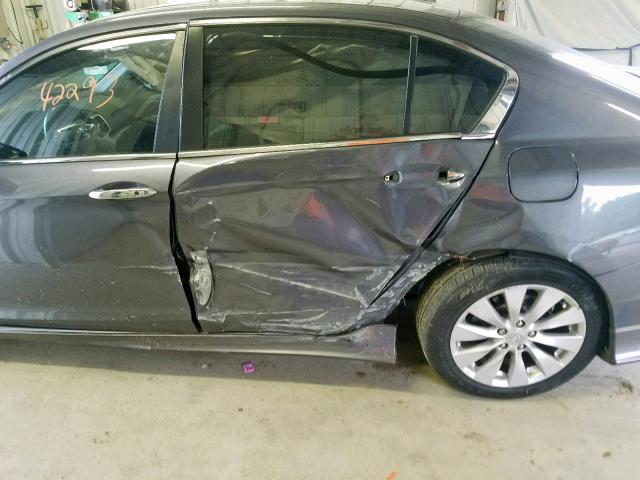 1HGCR2F88DA062825 - 2013 HONDA ACCORD EXL SILVER photo 9