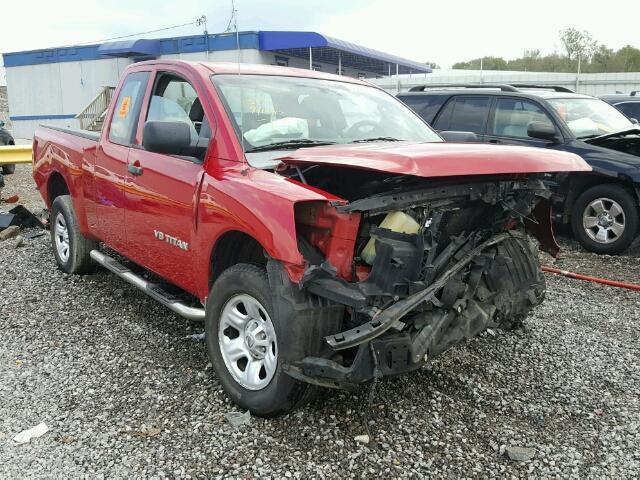 1N6AA06A36N513558 - 2006 NISSAN TITAN RED photo 1