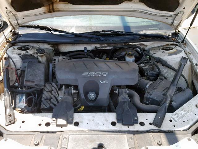 2G2WP522741284033 - 2004 PONTIAC GRAND PRIX WHITE photo 7