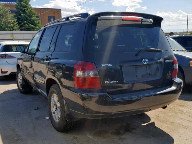 JTEEP21A170212853 - 2007 TOYOTA HIGHLANDER BLACK photo 4