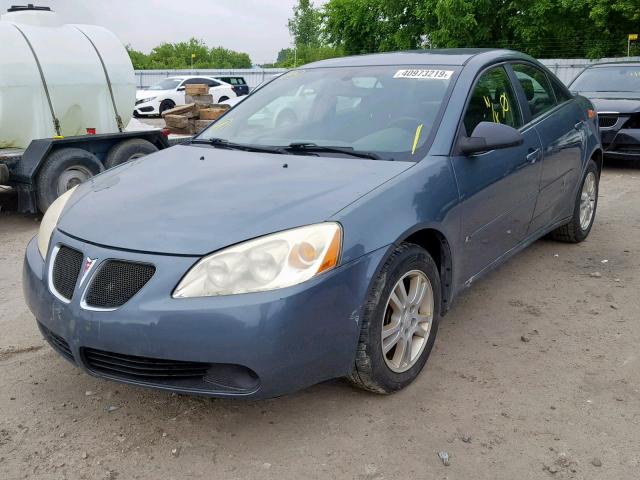 1G2ZF55B964276986 - 2006 PONTIAC G6 SE GRAY photo 2