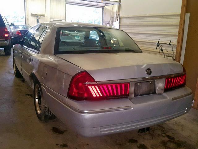 2MEFM75W0YX620377 - 2000 MERCURY GRAND MARQ GRAY photo 3