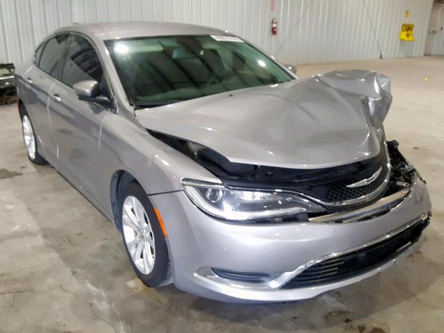 1C3CCCAB9FN630542 - 2015 CHRYSLER 200 LIMITE SILVER photo 1