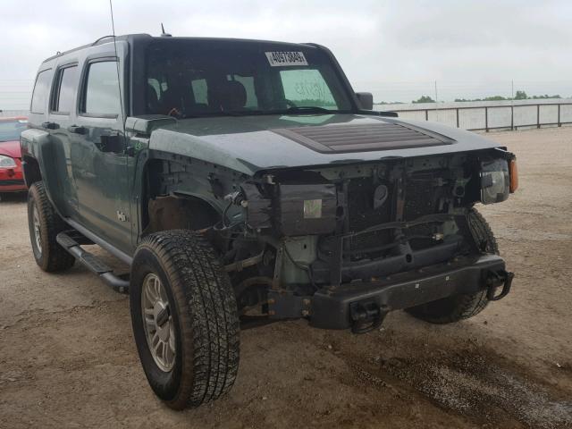 5GTDN136868184017 - 2006 HUMMER H3 GREEN photo 1