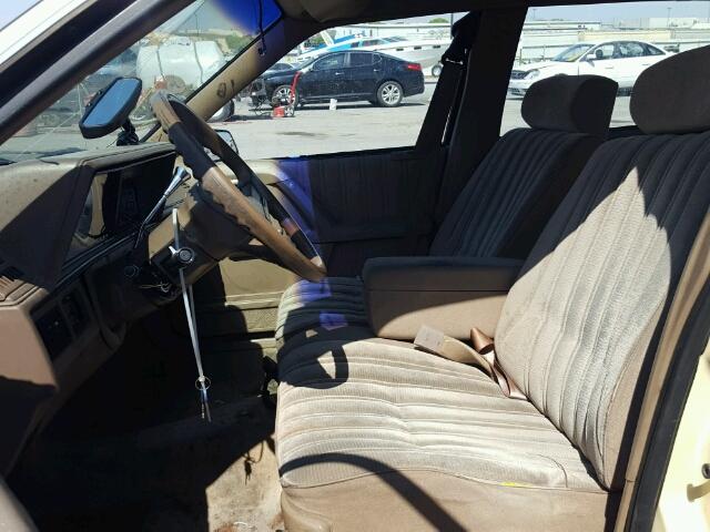 1G3AG54N4P6352671 - 1993 OLDSMOBILE CUTLASS CI BEIGE photo 5