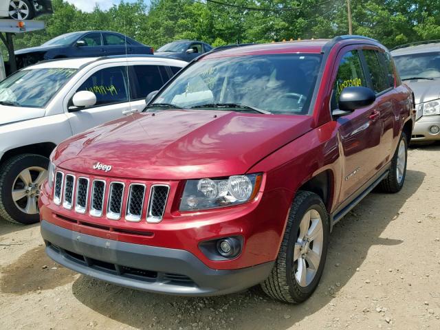 1C4NJDBB2ED891997 - 2014 JEEP COMPASS SP წითელი ფოტო 2