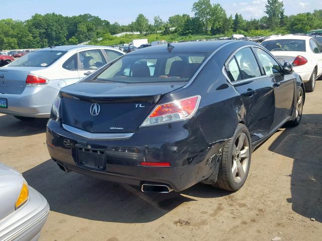 19UUA9F5XDA000580 - 2013 ACURA TL TECH BLACK photo 4