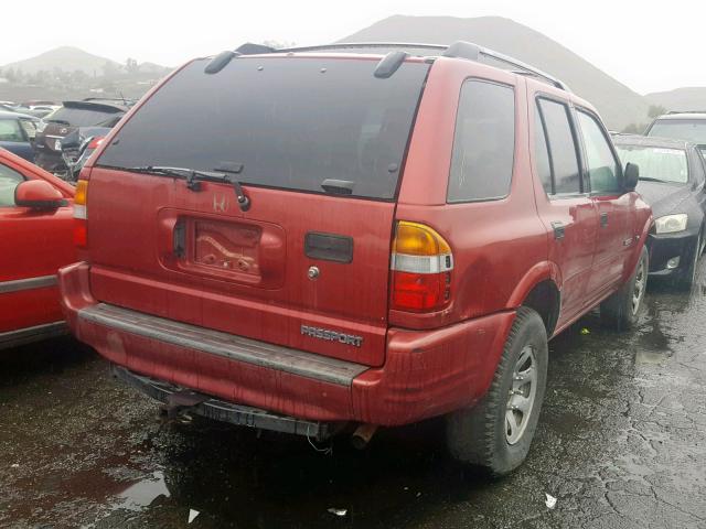 4S6CK58W5W4419575 - 1998 HONDA PASSPORT E 红色 照片 4